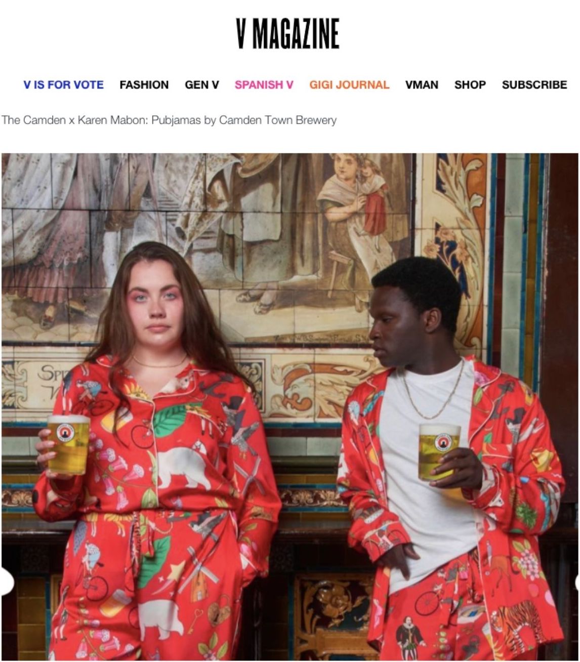 V Magazine: These Fashion Brands Will Help Make Your Closet More Socially Conscious