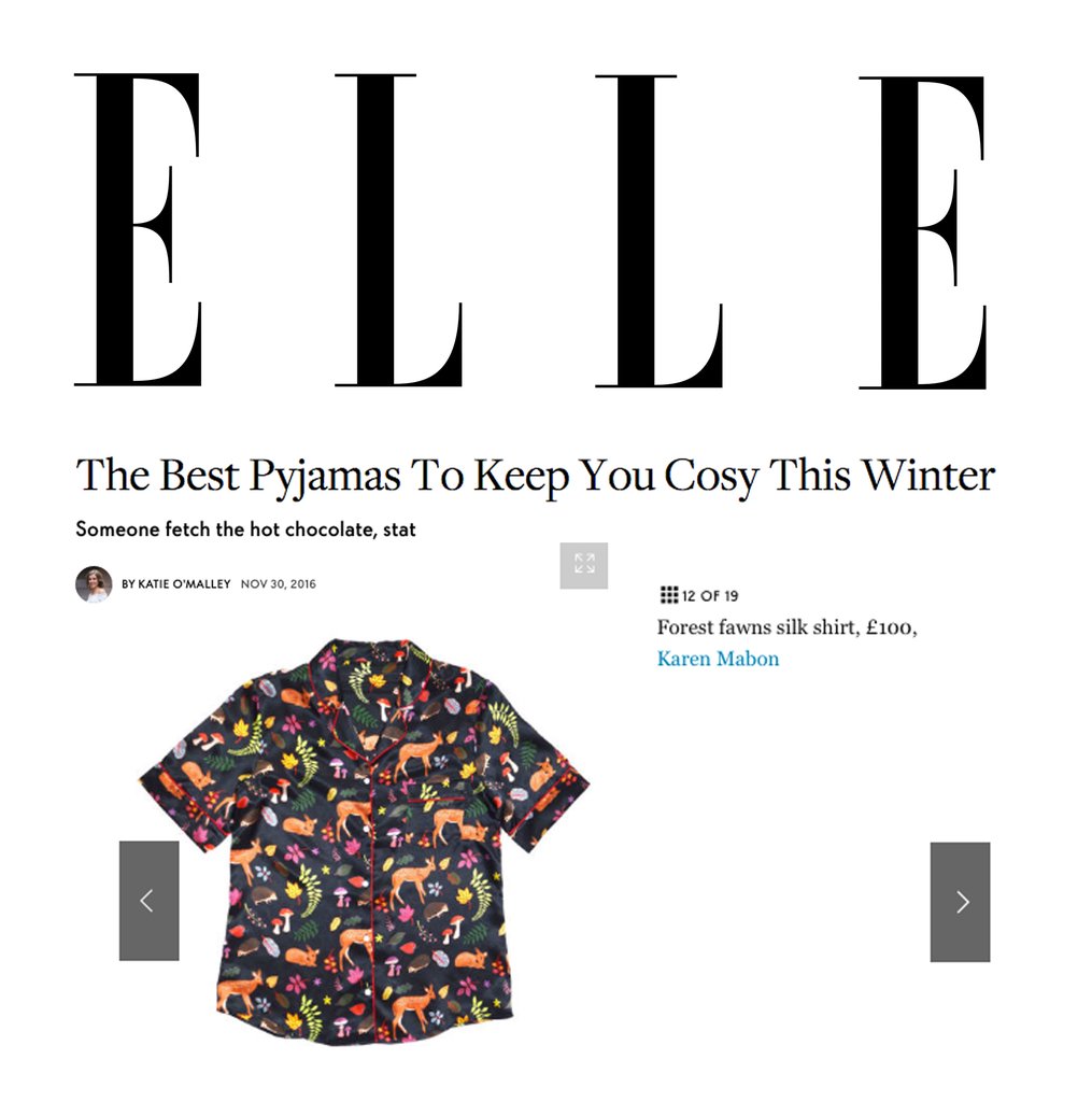 ELLE: The Best Pyjamas To Keep You Cosy This Winter