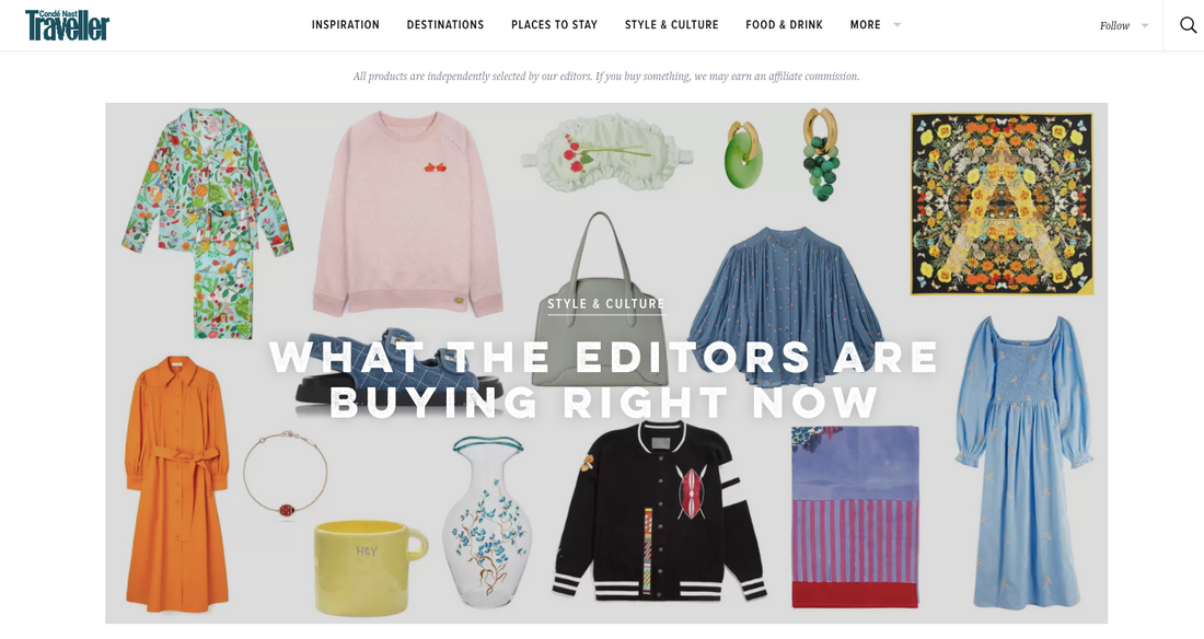 Condé Nast Traveller: What the editors are buying right now