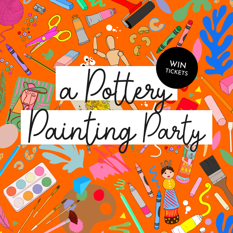 Join us for a Pottery Painting Party!