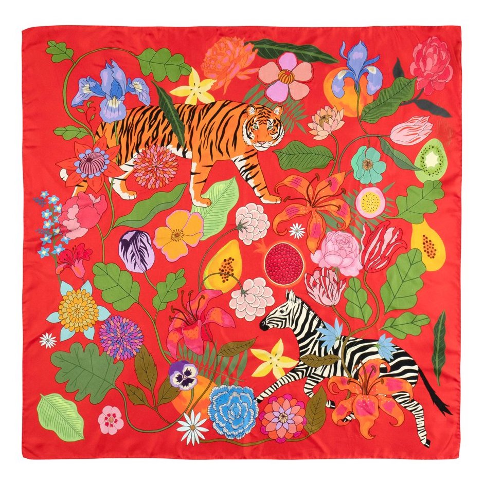 Behind the Print: Tiger Bouquet