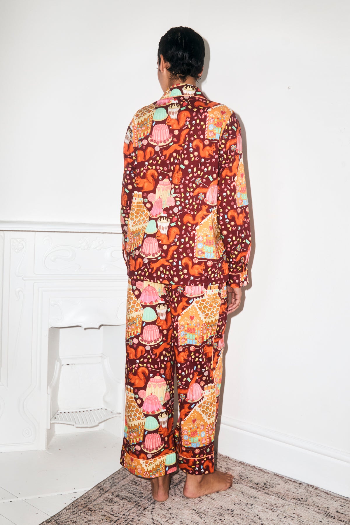 Sweet as a Nut Gingerbread Christmas Cotton Pyjama Set