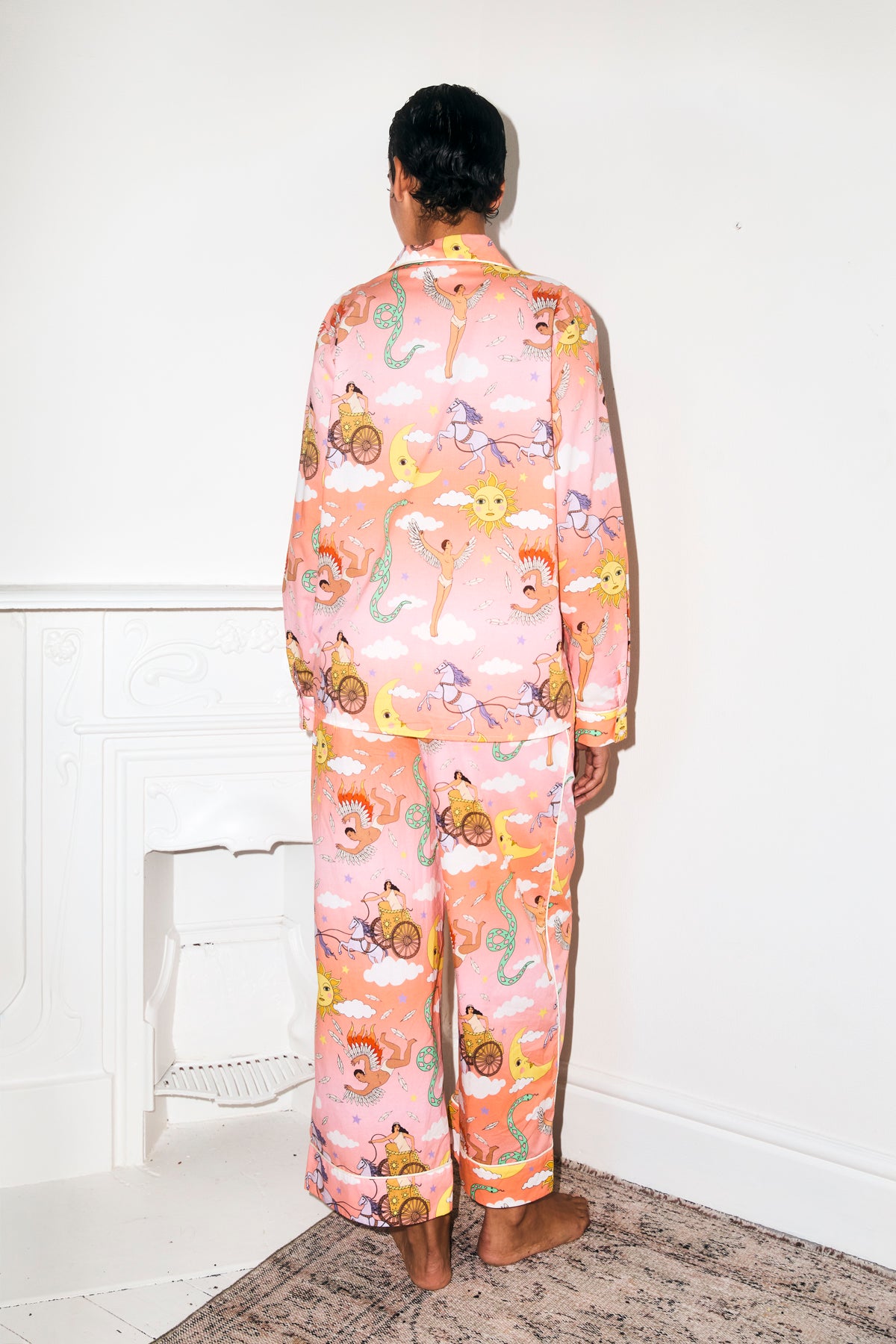 Greek Mythology Sunset Cotton Pyjama Set