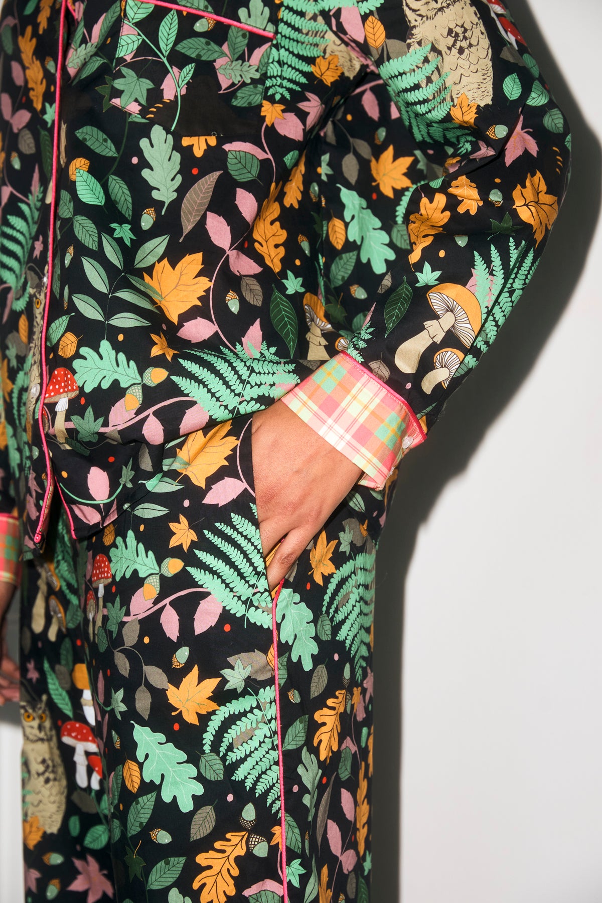 Magic Forest Tartan Cotton Pyjama Set
