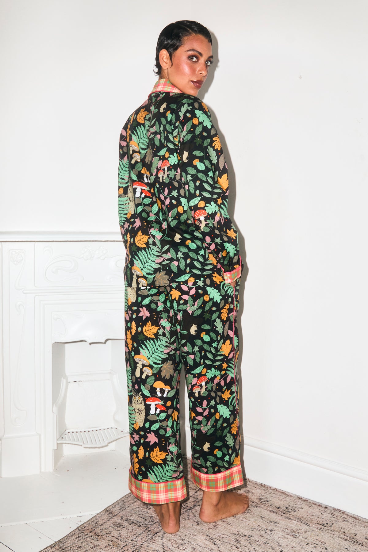 Magic Forest Tartan Cotton Pyjama Set