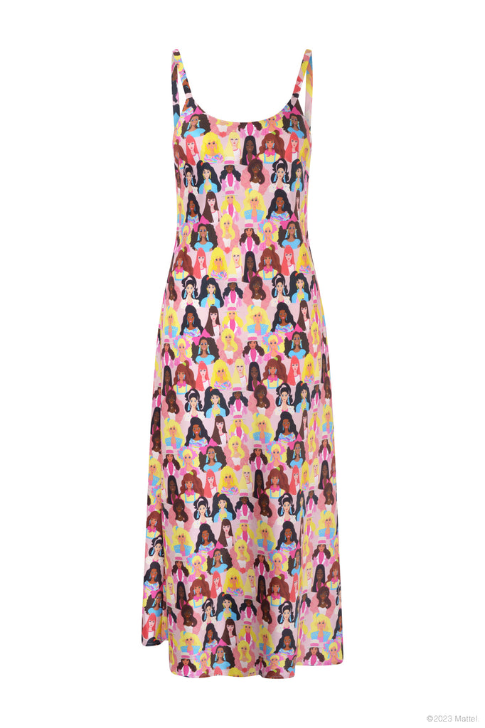 Barbie™ x Karen Mabon Barbie Archive Silk Slip Dress