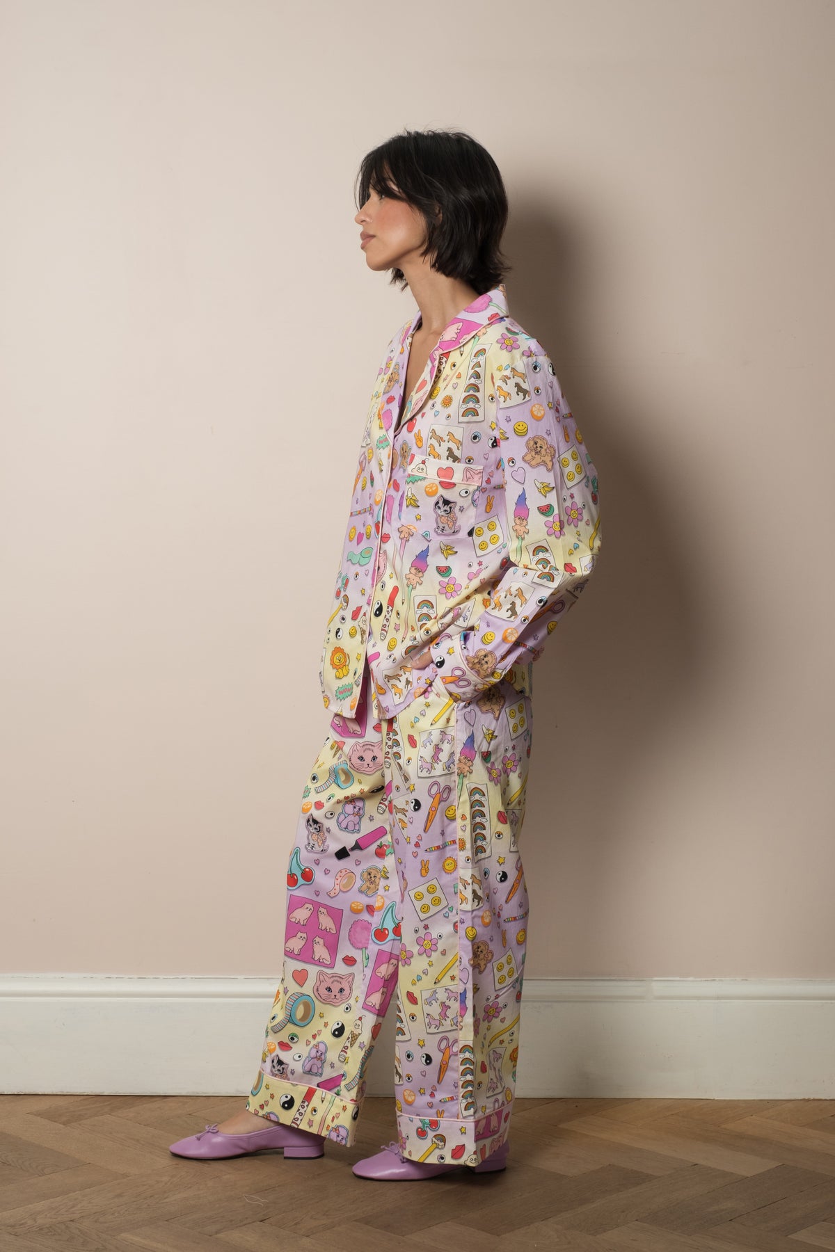 Women's Organic Cotton Pyjama Set | Stationery
