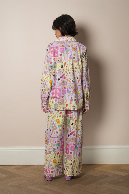 Women's Organic Cotton Pyjama Set | Stationery