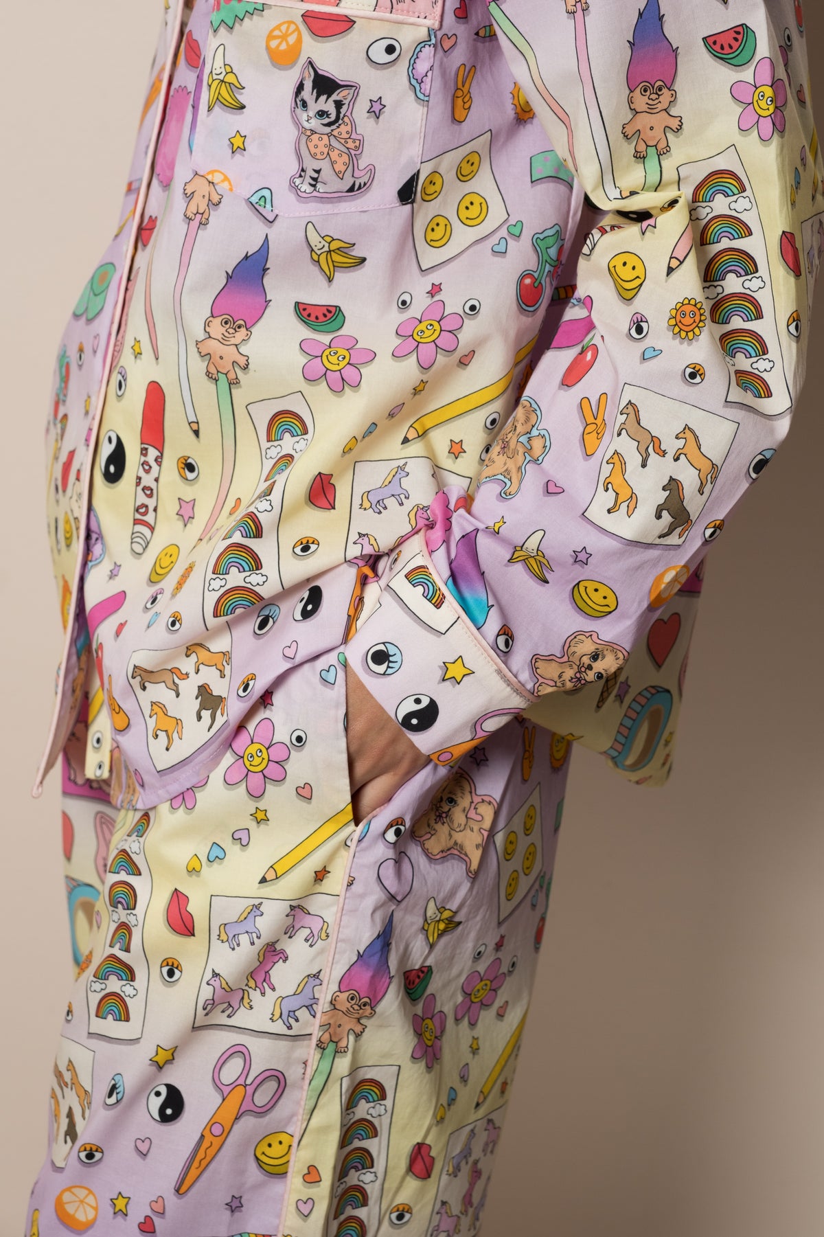 Women's Organic Cotton Pyjama Set | Stationery