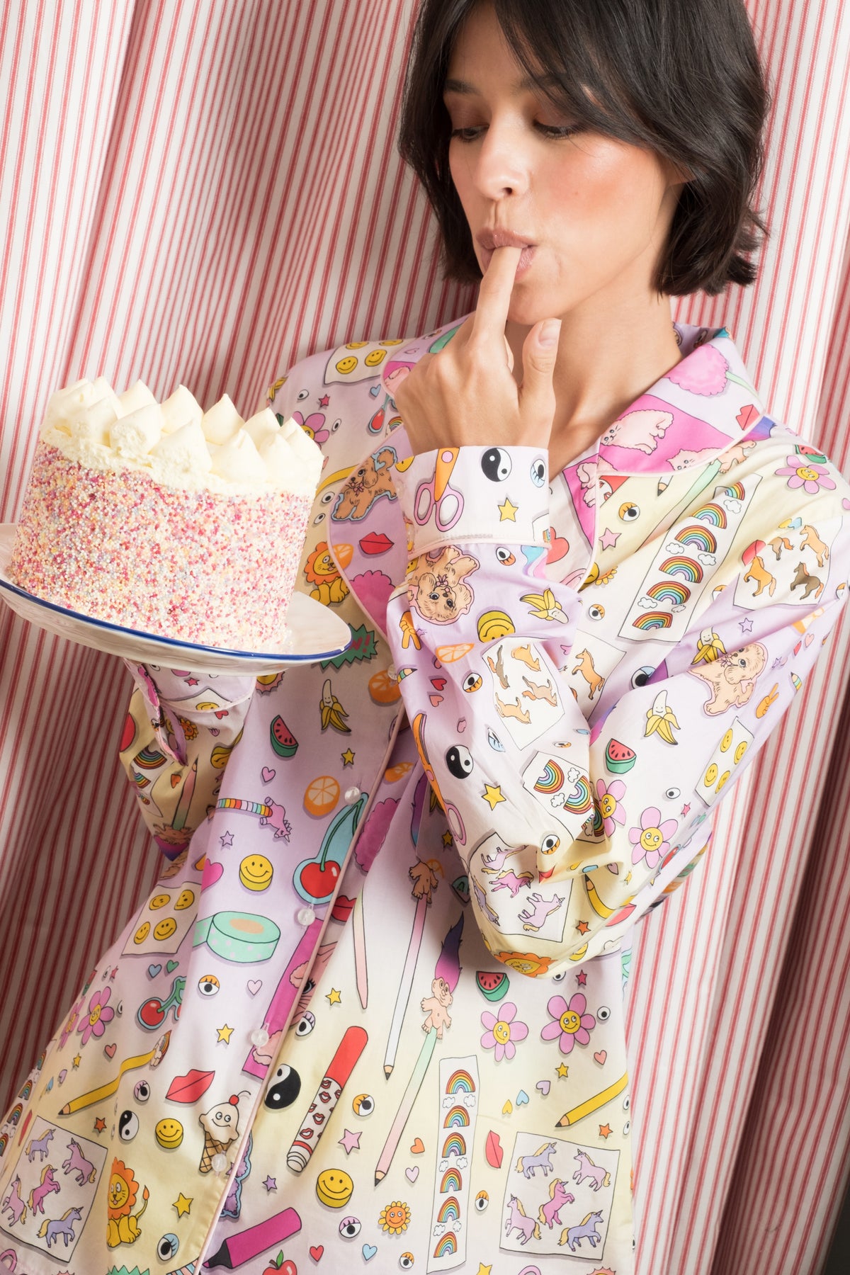 Women's Organic Cotton Pyjama Set | Stationery