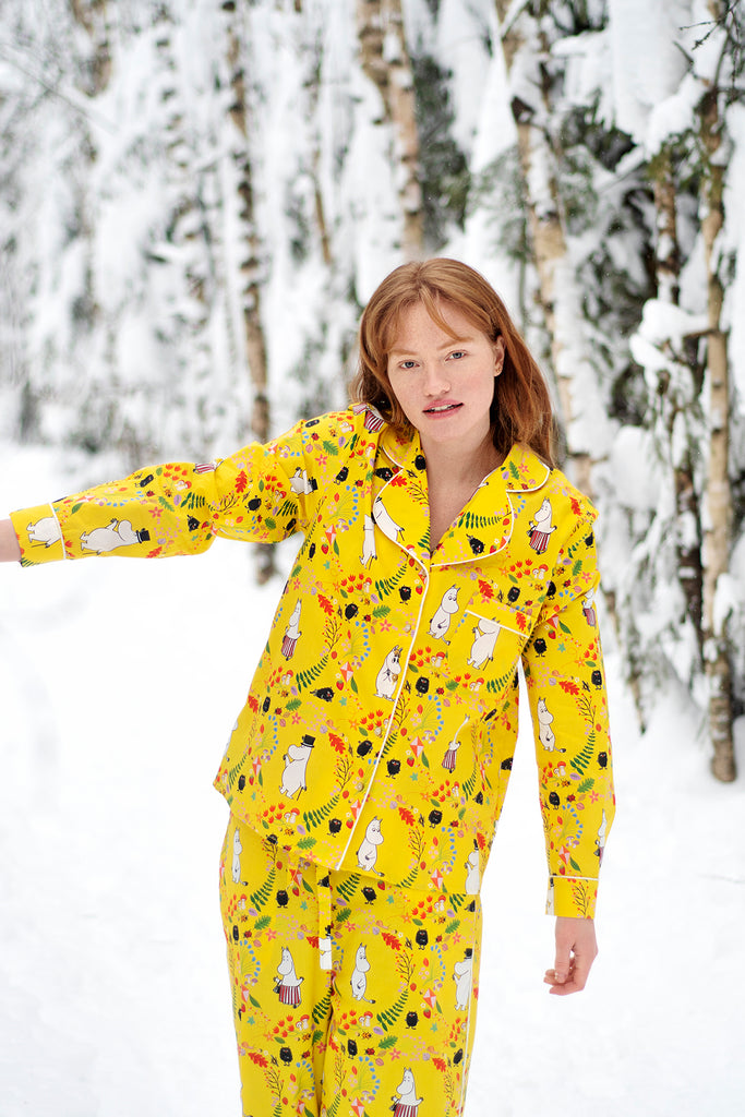Karen Mabon x Moomin® Organic Cotton Pyjamas | Yellow