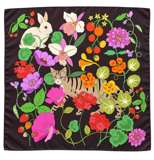 Silk Scarf | In the Greenhouse