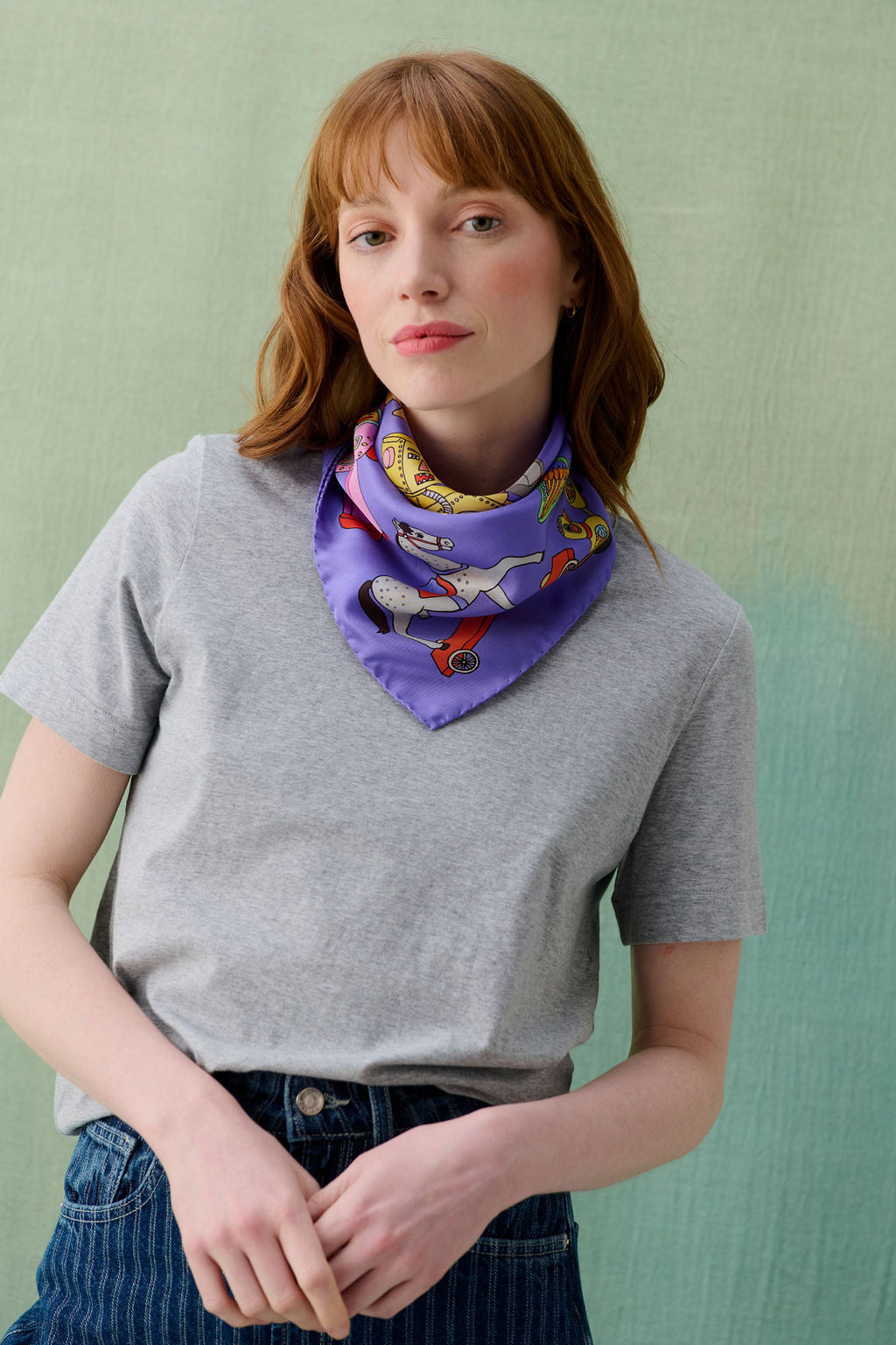 2025 Calendar Silk Scarf