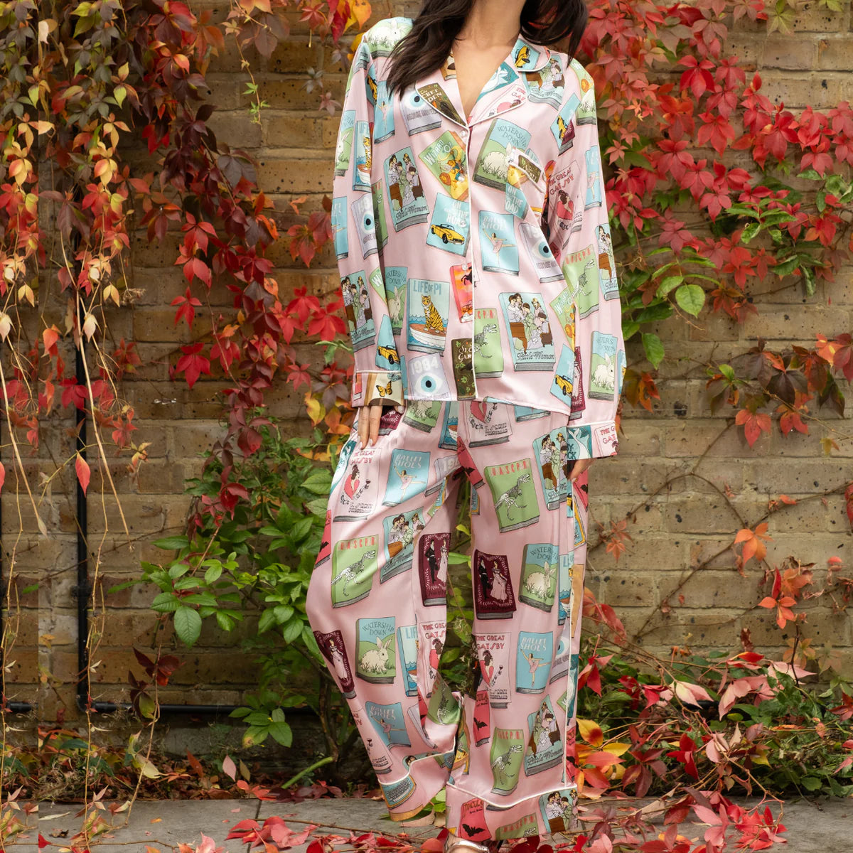Bookworm Silk Pyjama Set SALE26