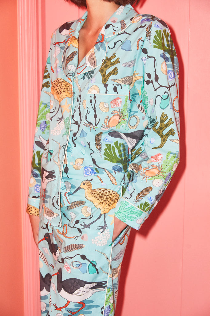 Sea Birds Organic Cotton Pyjama Set
