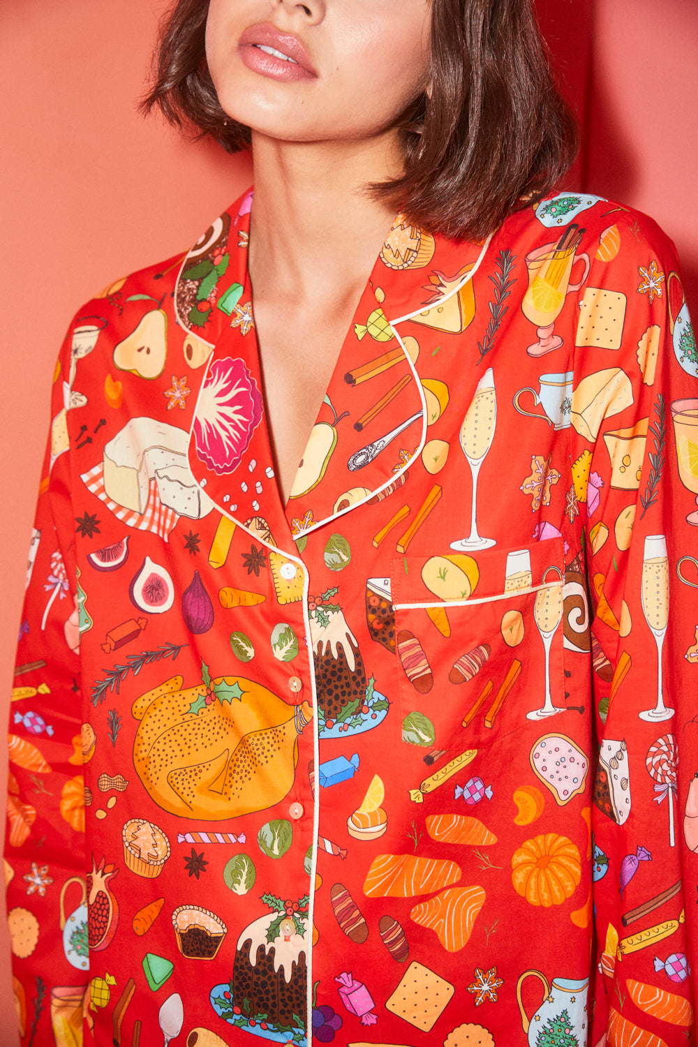 Holiday Feast Organic Cotton Pyjama Set SALE26