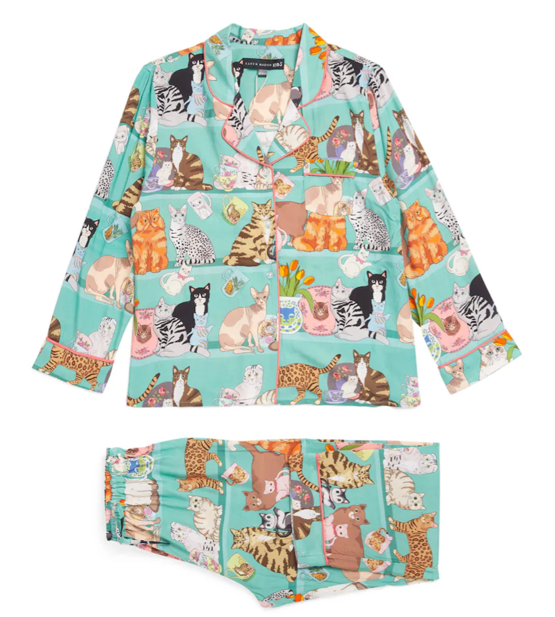 Cat Shelf Kids long Pyjama Set (BF AW25)