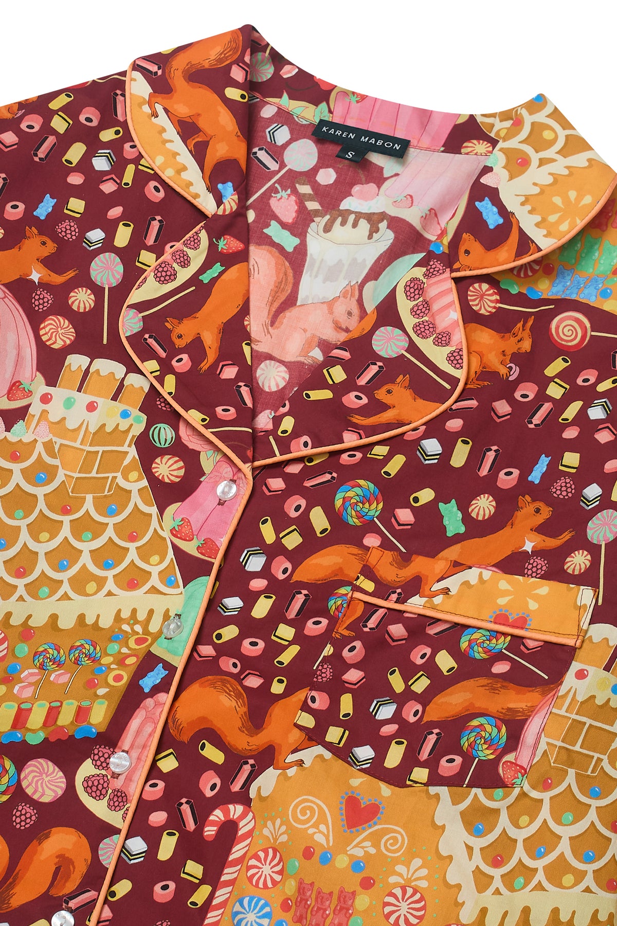 Sweet as a Nut Gingerbread Christmas Cotton Pyjama Set