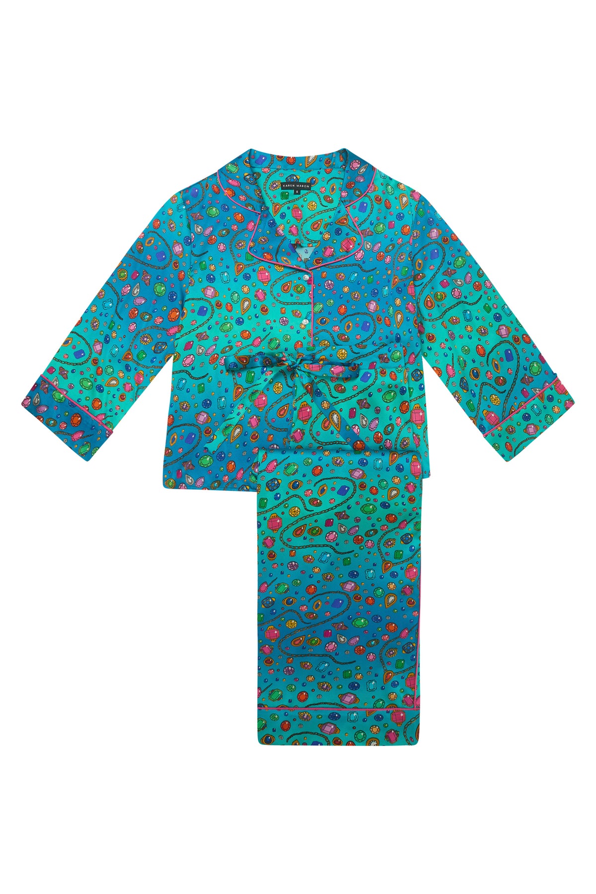 Bejewelled | Karen Mabon X Dinny Hall Silk Pyjama Set