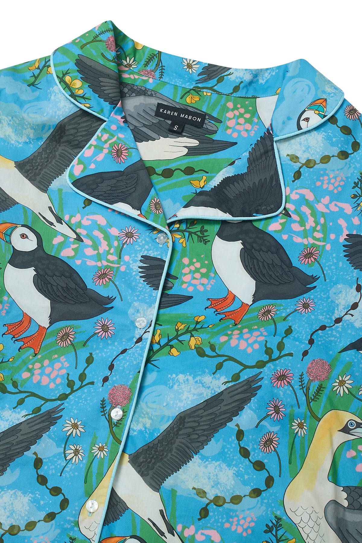 Cliff Edge Puffin Cotton Pyjama Set
