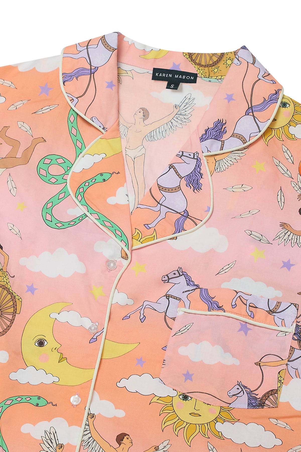 Greek Mythology Sunset Cotton Pyjama Set