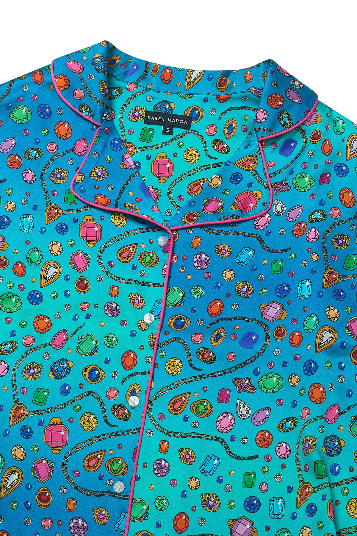 Bejewelled | Karen Mabon X Dinny Hall Silk Pyjama Set