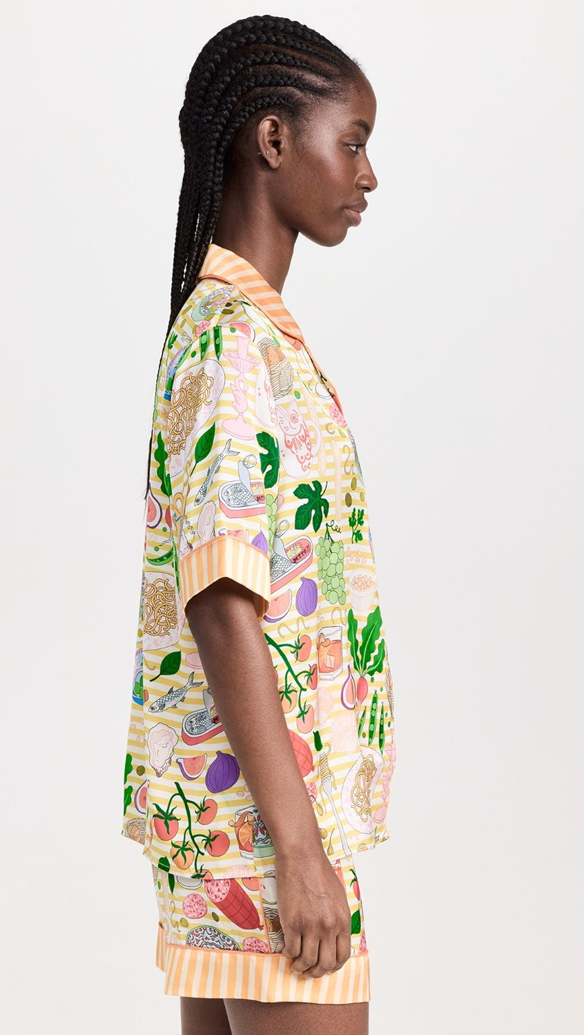 Antipasti Short Sleeve Satin Pyjama Set (BF AW25)