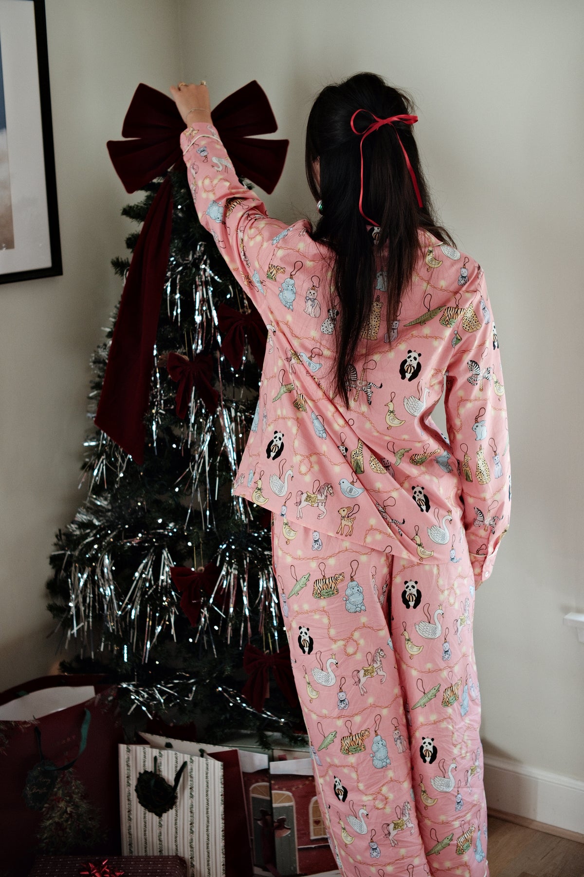 Animal Lights pyjamas, back view