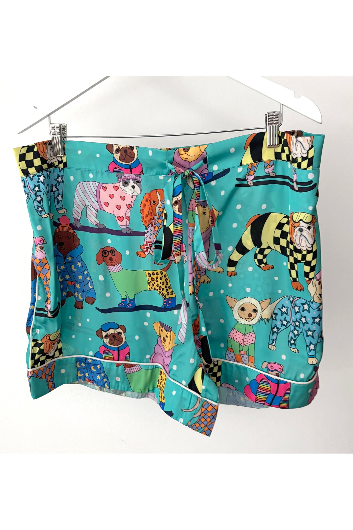 Skiing Dogs SHORT Pyjama Set (BF AW25)