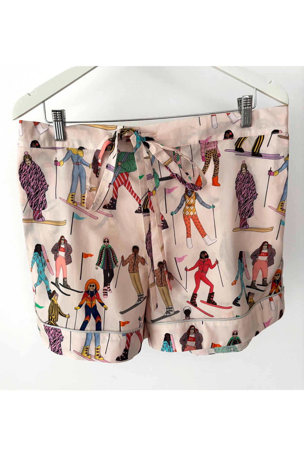 Apres Ski Pale Pink SHORT Cotton Pyjama Set (BF AW25)