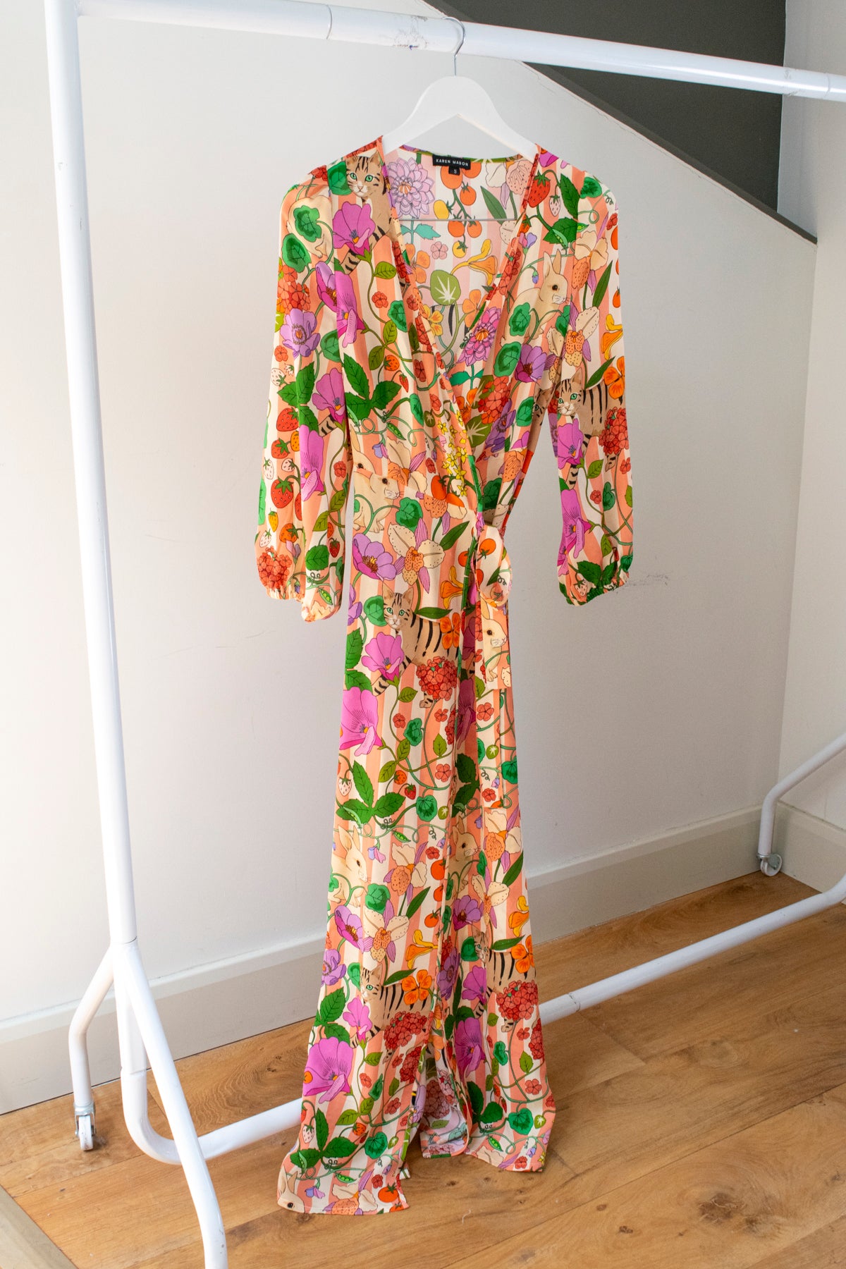 In The Greenhouse Wrap Dress Sample XS