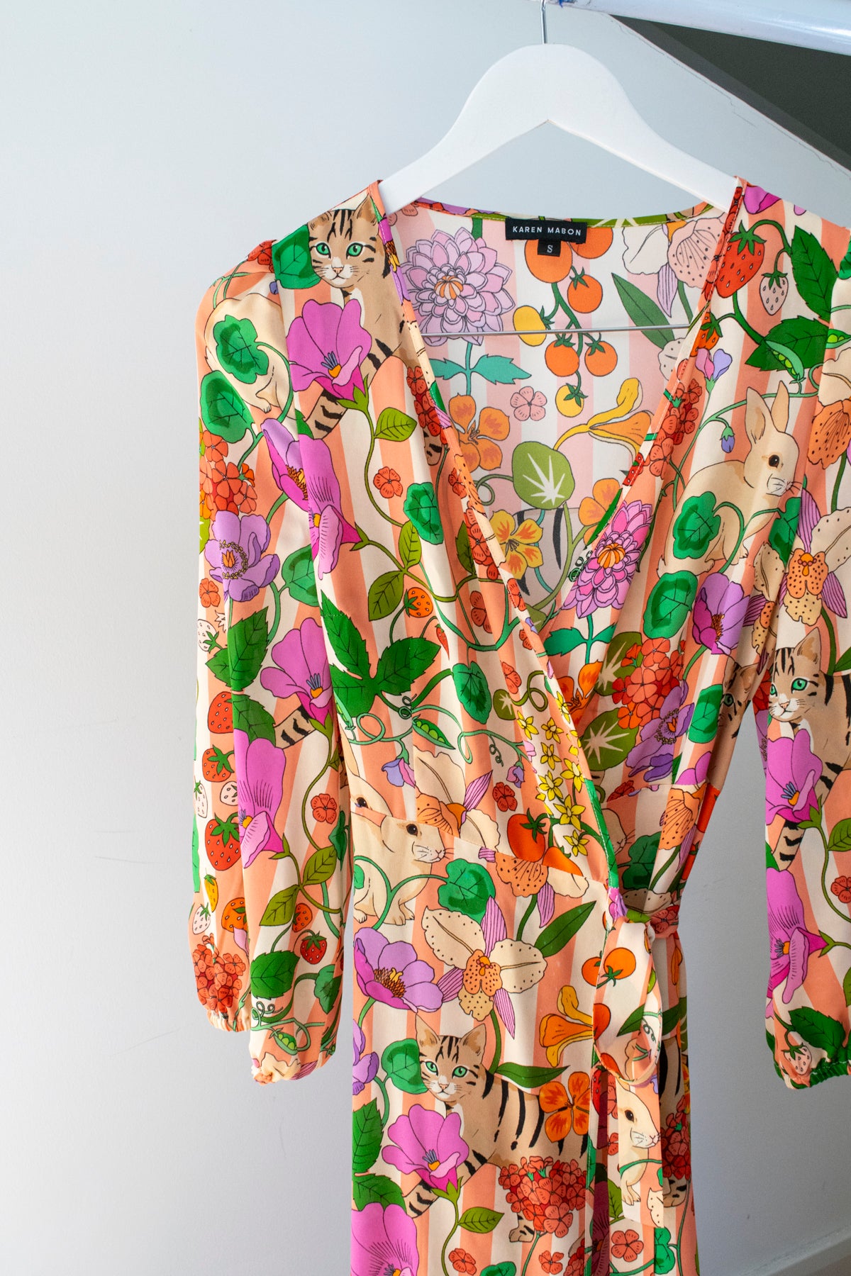In The Greenhouse Wrap Dress Sample XS