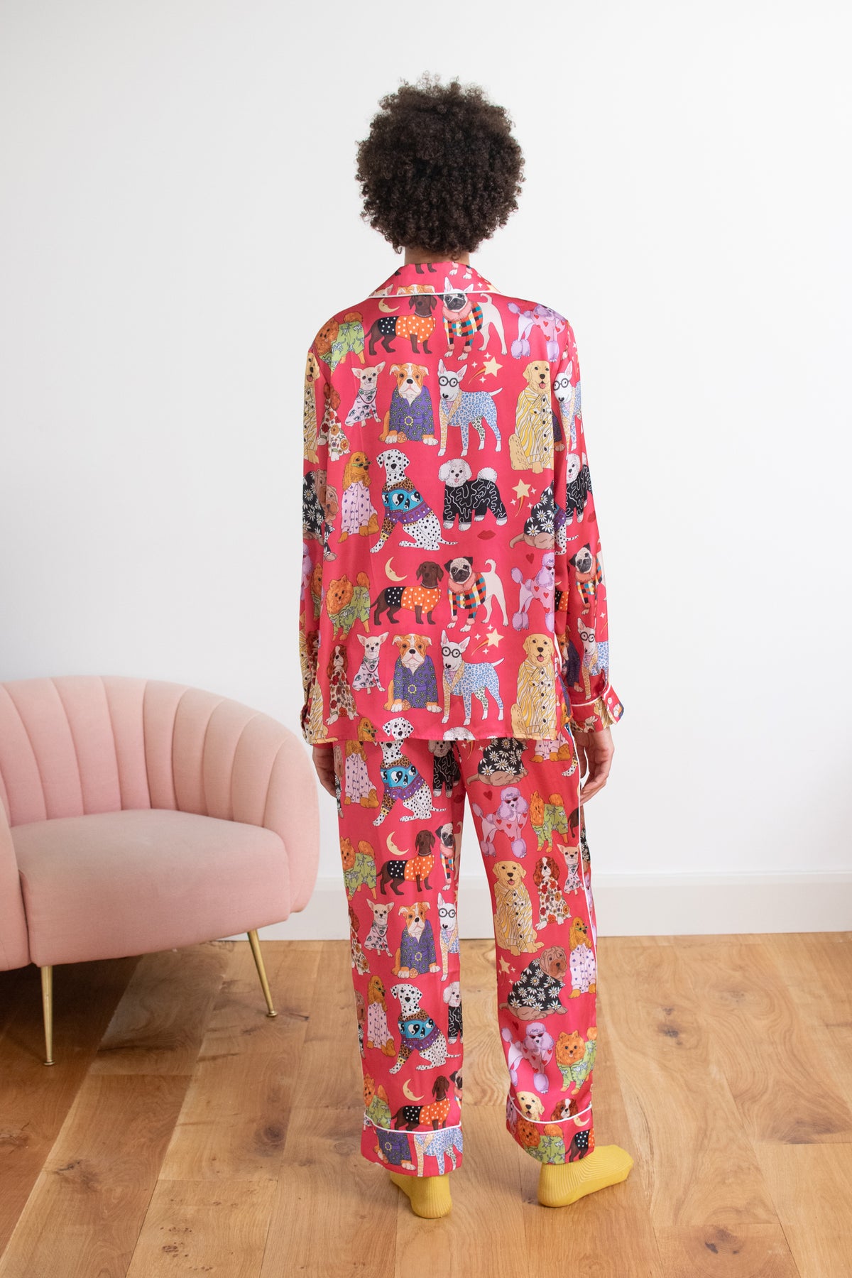 Fashion Dogs Satin Pyjama Set SALE26
