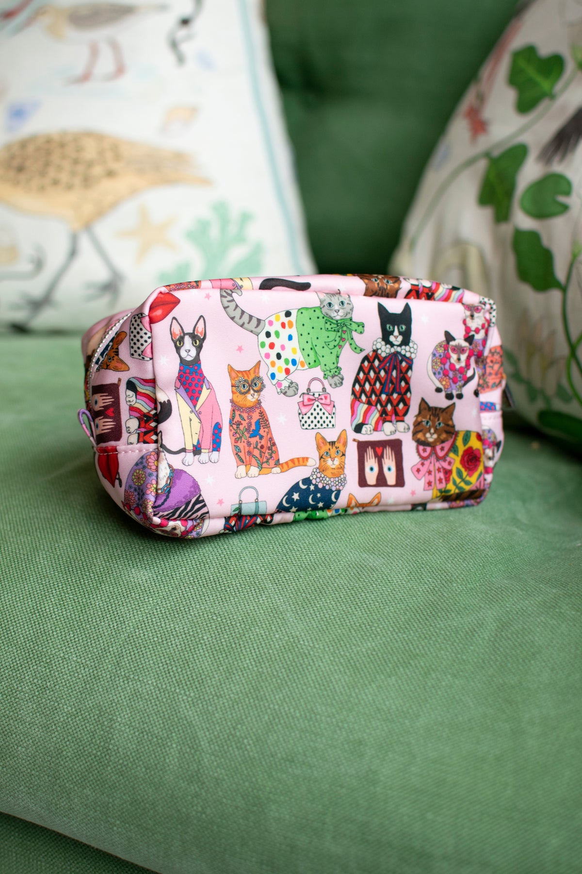 Fashion Cats Small Wash Bag