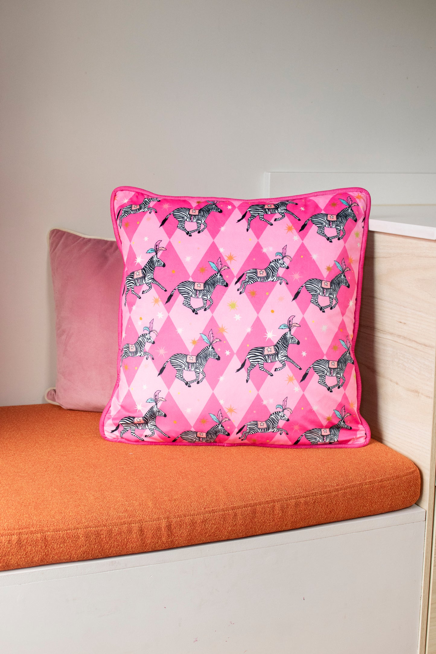 Printed Cushion Cover | Hand-Drawn Animal Prints | 100% Cotton | 45cm | Karen Mabon