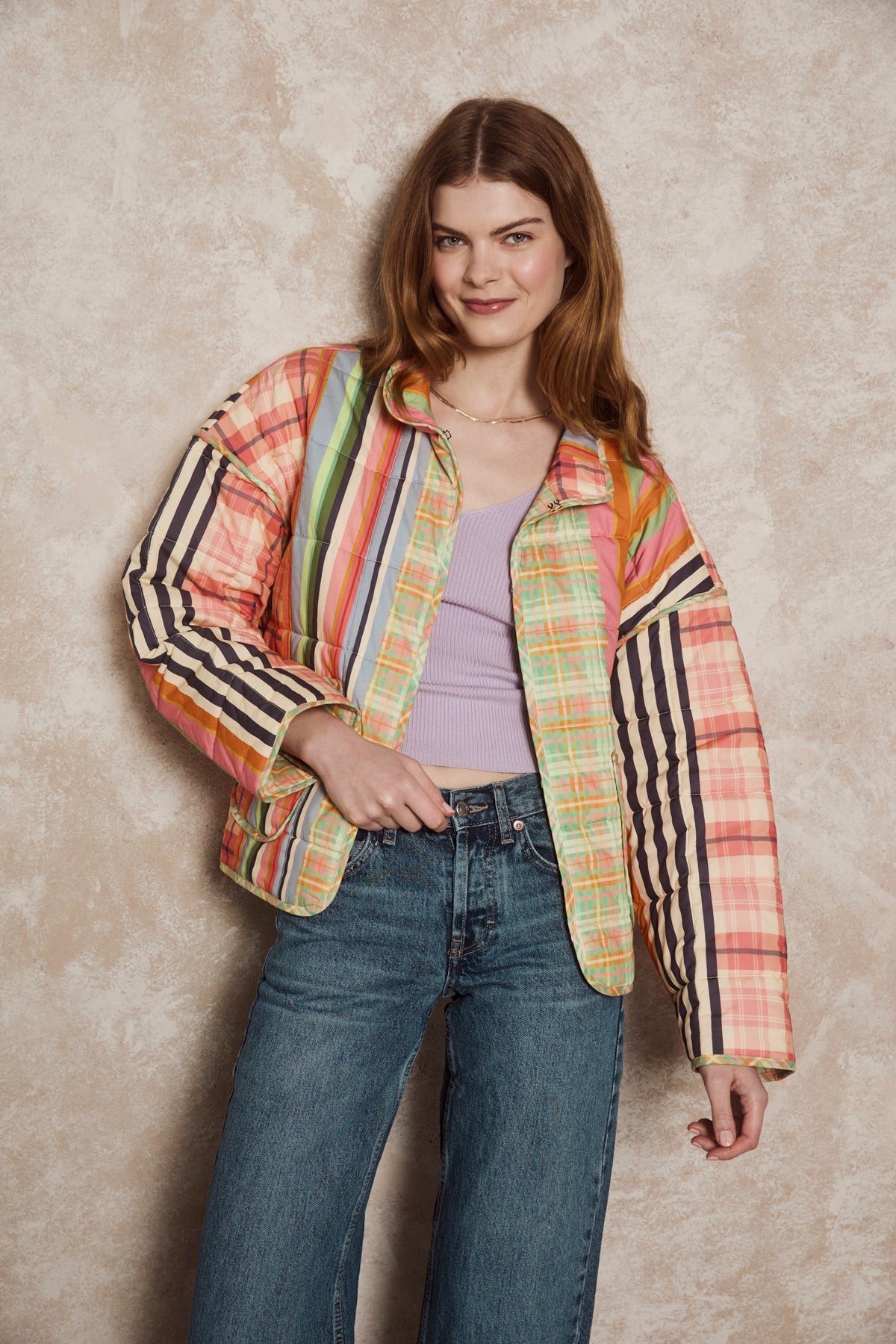 PRE ORDER: Highland Patchwork |  Cotton Quilted Jacket