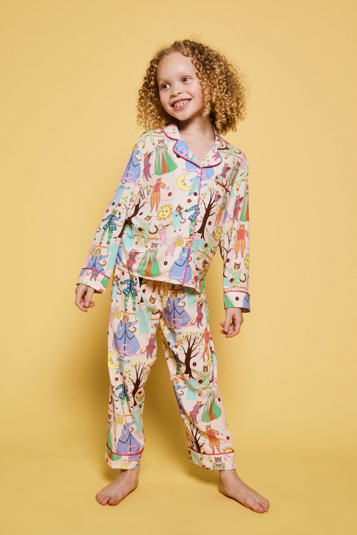 Opera cats cream 6-7 pyjama set kids SALE26