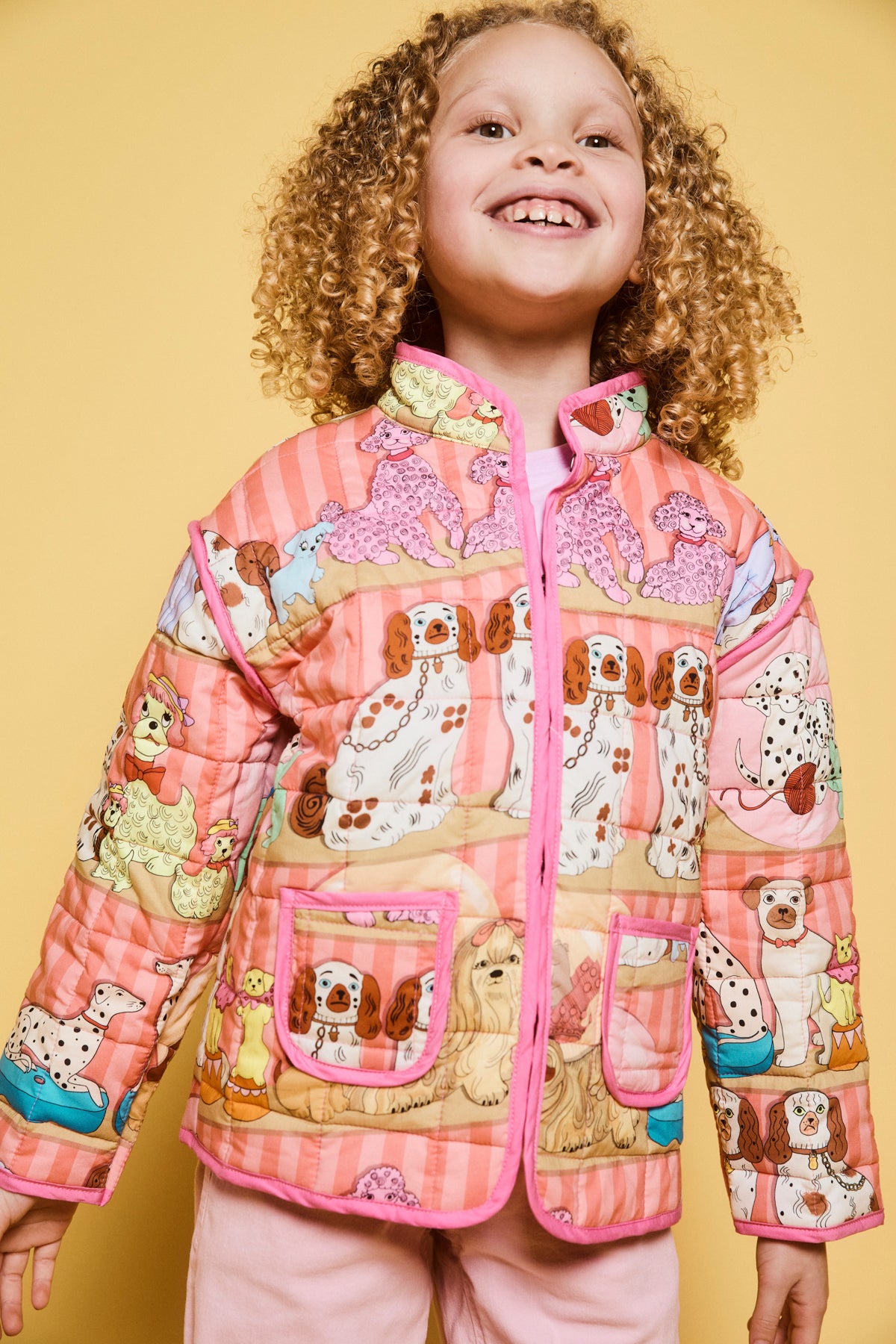 PRE ORDER: Dog Collector | Kids Cotton Quilted Jacket