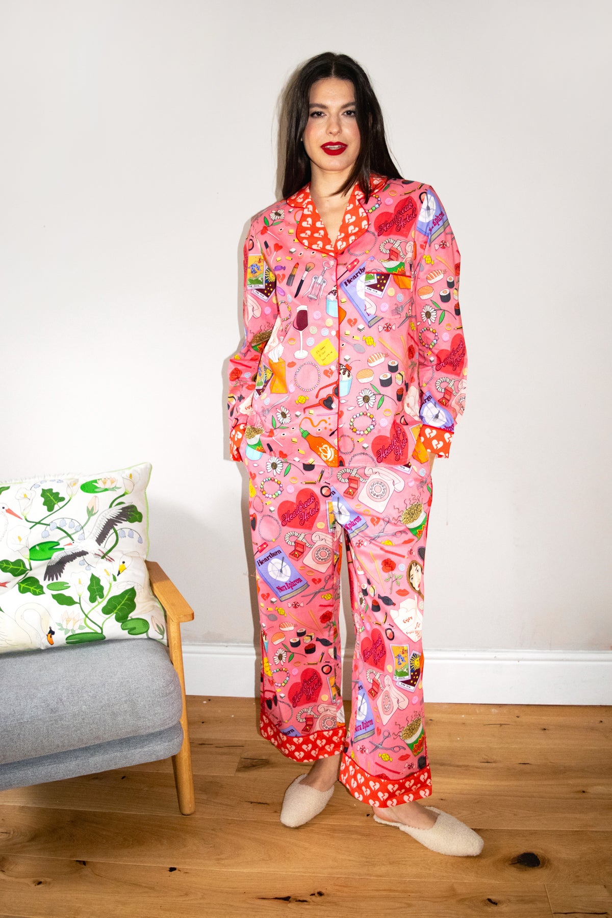Heartbreak Pink Pyjama Set SALE26