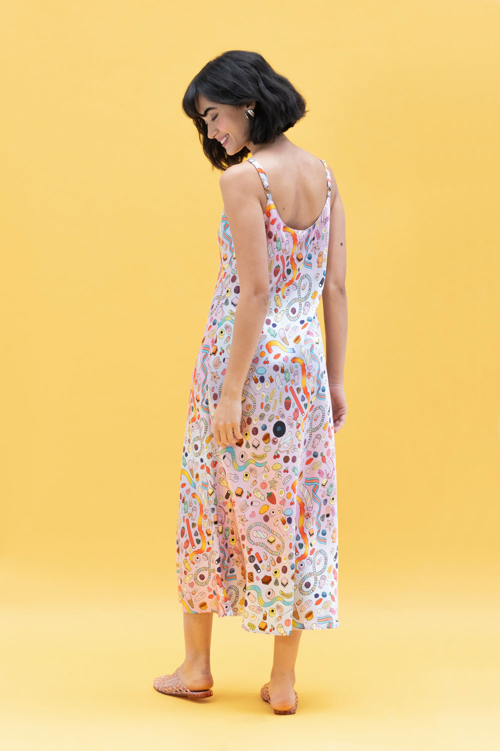 Pick and Mix | Silk Midi Dress for Summer by Karen Mabon
