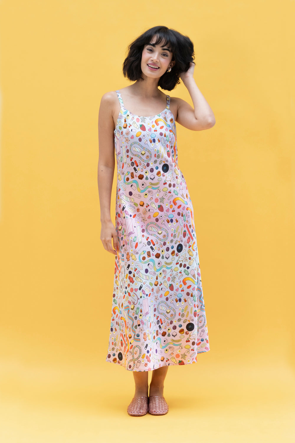 Pick and Mix | Silk Midi Dress for Summer by Karen Mabon