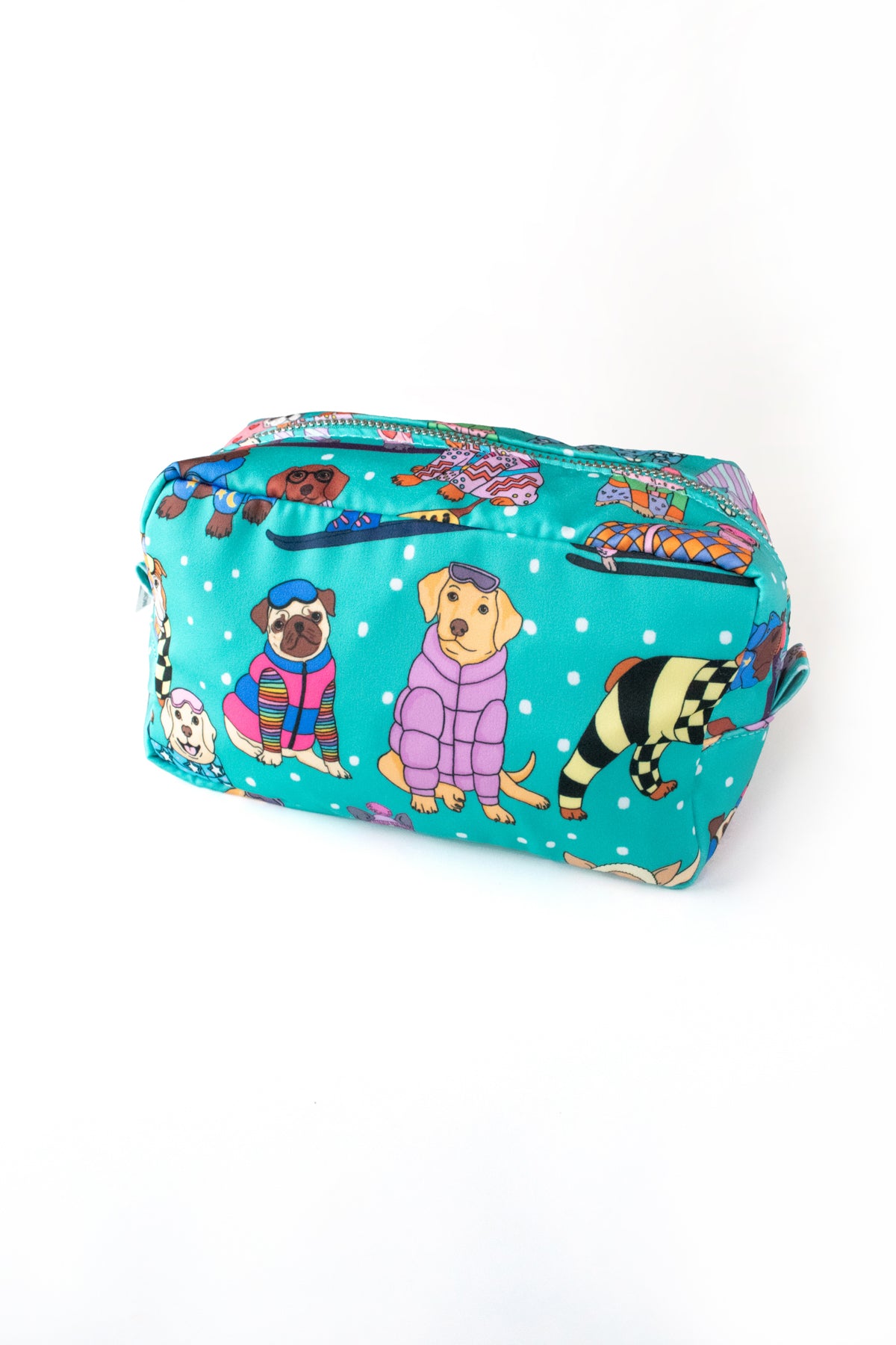 Wash Bag | Skiing Dogs