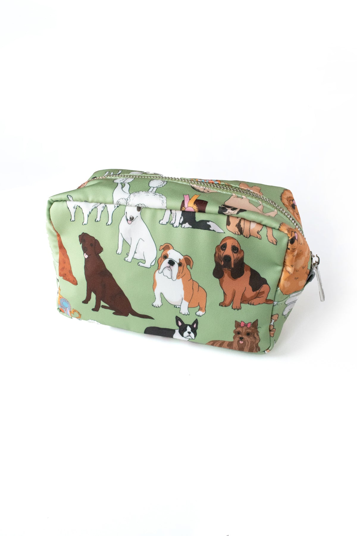 Wash Bag | Crufts | Dog Print Makeup Bag | Small | Karen Mabon
