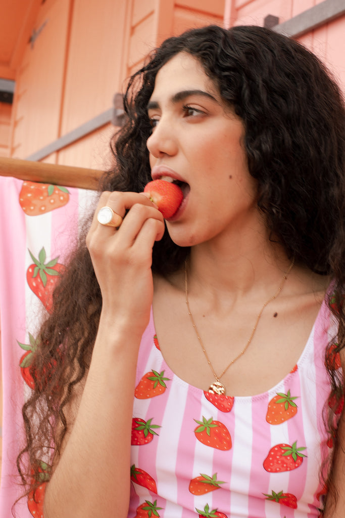 Strawberries & Cream Swimsuit