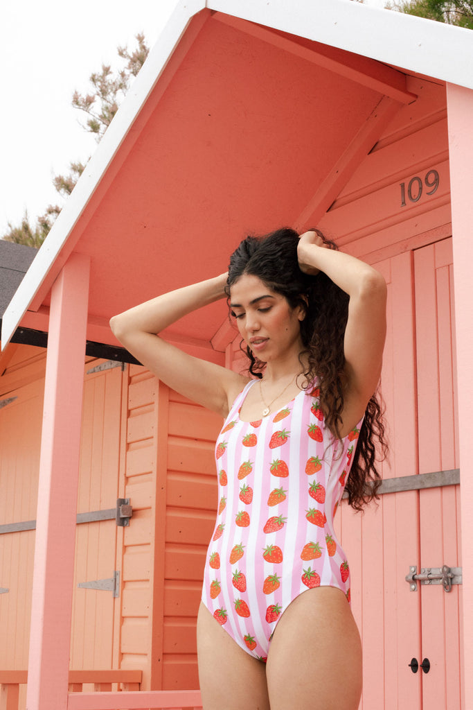 Strawberries & Cream Swimsuit
