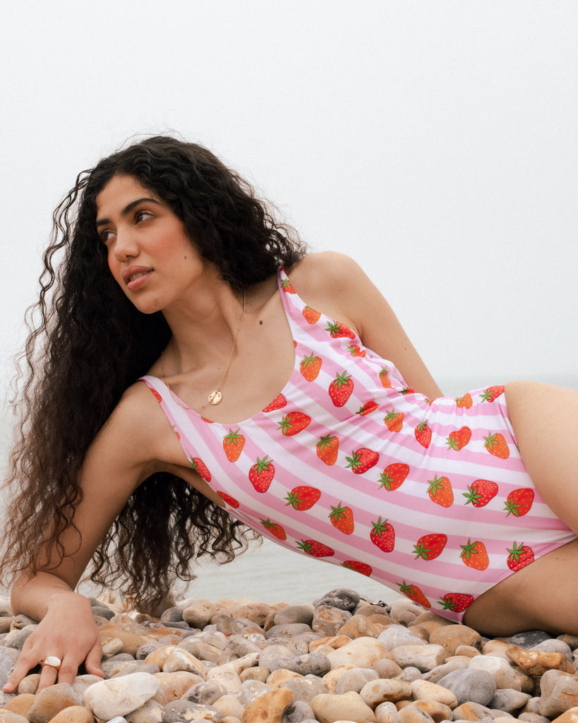 Strawberries & Cream Swimsuit