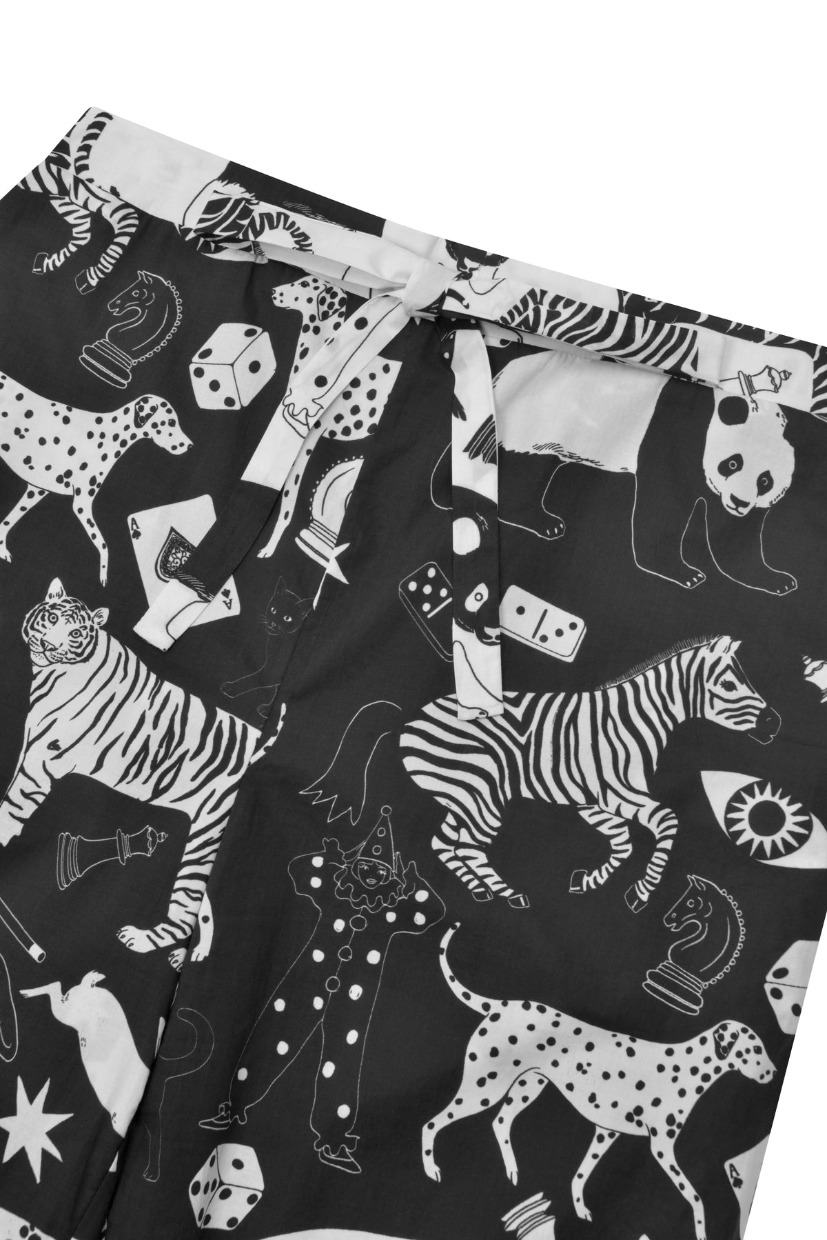 Black and White Organic Cotton Pyjama Set