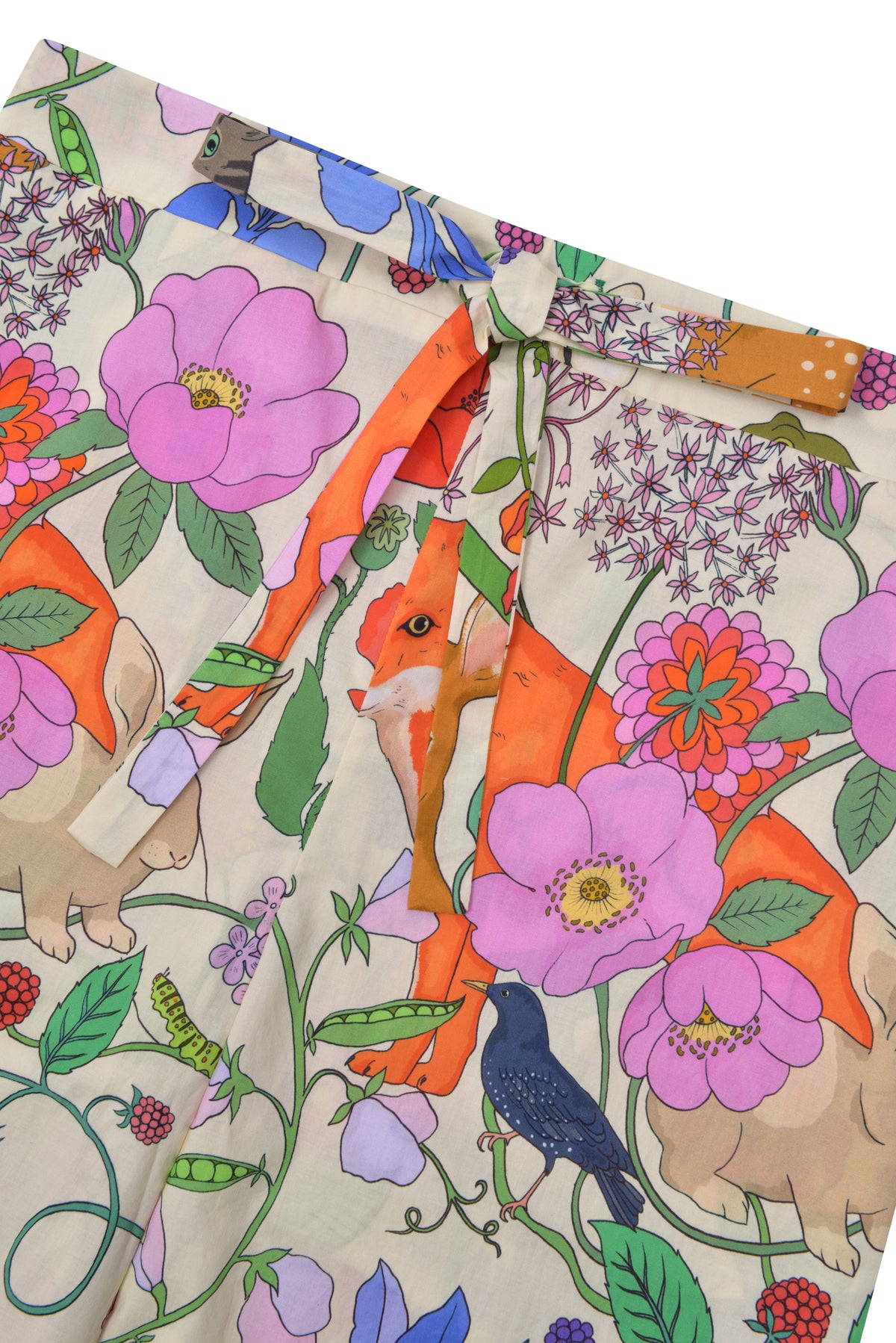 Summer Garden Organic Cotton Pyjama Set | Ivory