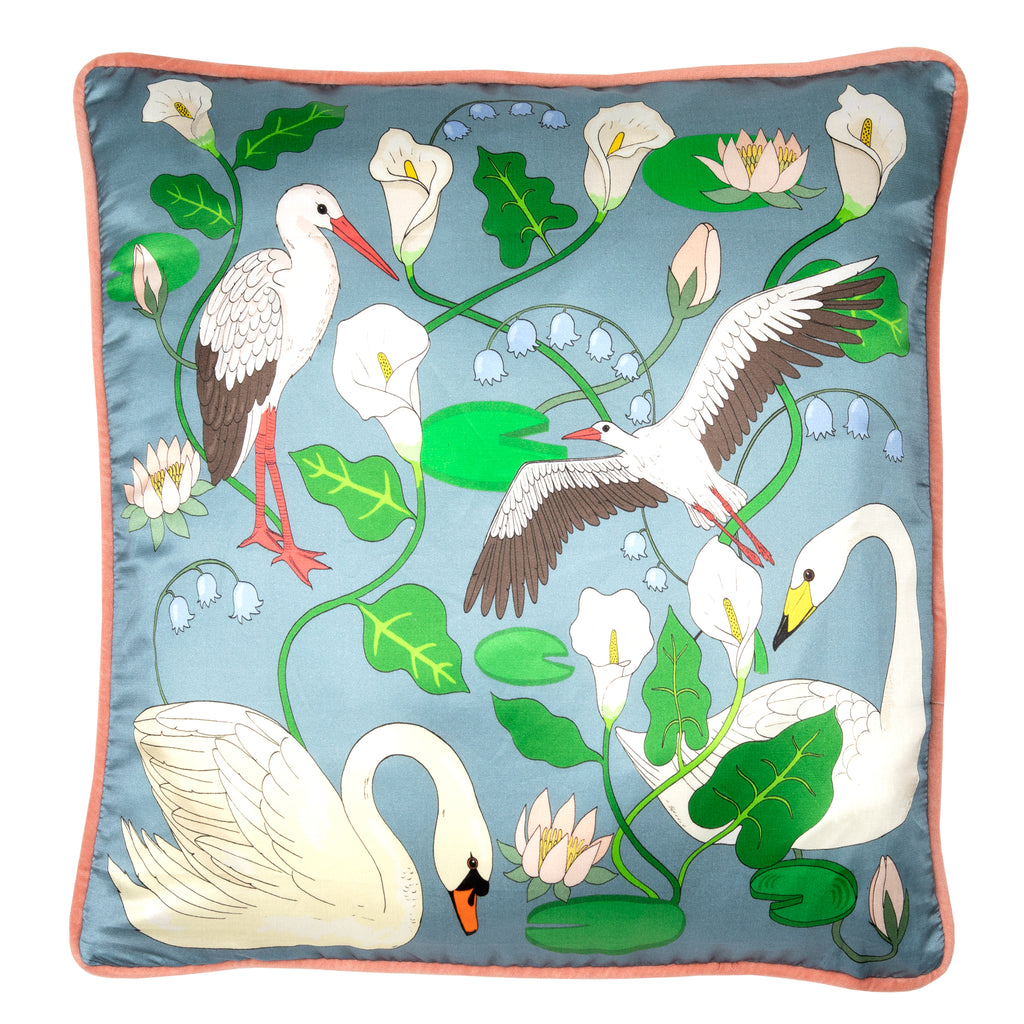 Botanical Gardens Cushion Cover | Sapphire
