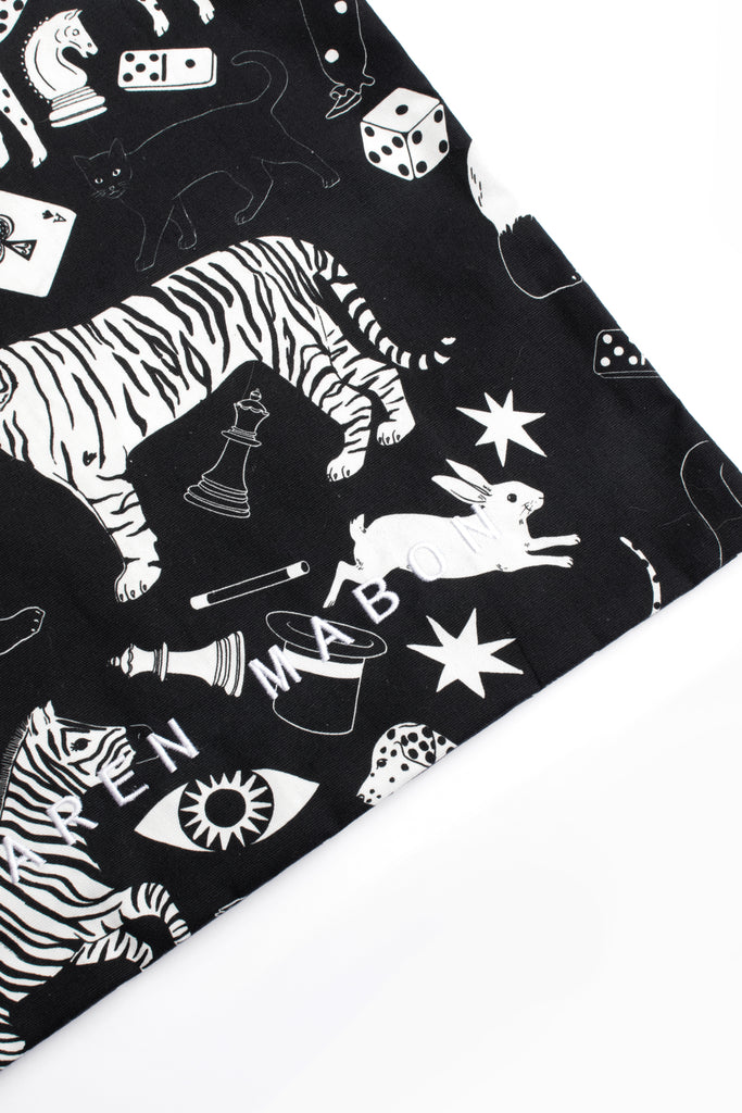 Black and White Tote Bag